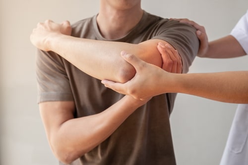 10 possible causes of left arm pain that don’t involve a heart attack shutterstock 1702468429 pain from shoulder to elbow